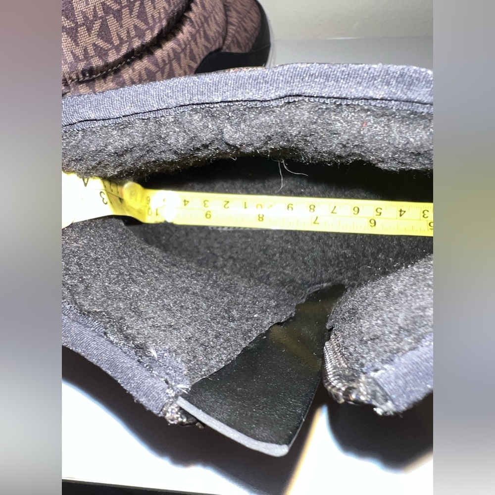 Men’s MICHAEL KORS Baxter Logo Quilted Nylon Sneaker Boots Shoes Sz 8.5 - Picture 12 of 14